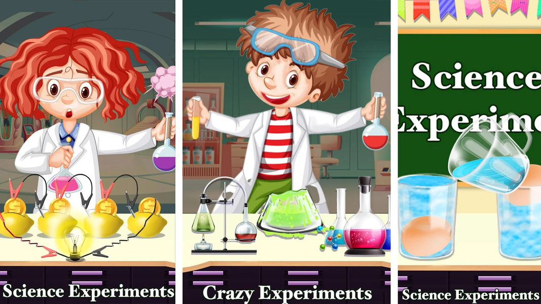 Science Experiments in School - عکس بازی موبایلی اندروید