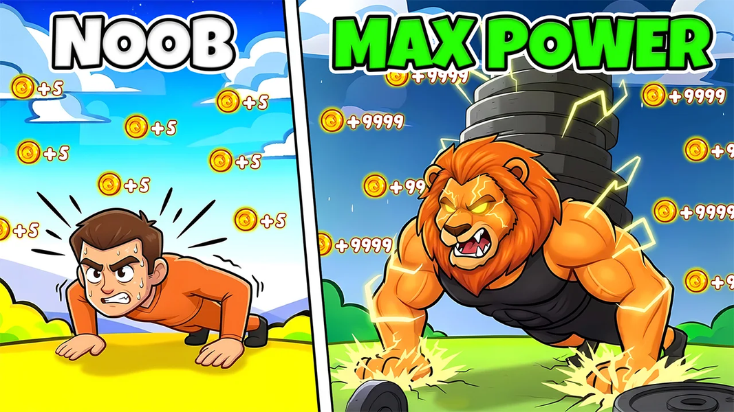 Muscle Click - Gameplay image of android game