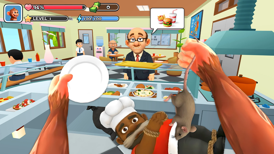 Monkey Student: School Prank - عکس بازی موبایلی اندروید