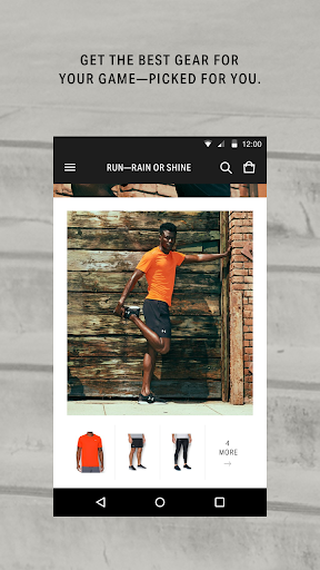 Under Armour - Image screenshot of android app