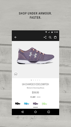 Under Armour - Image screenshot of android app