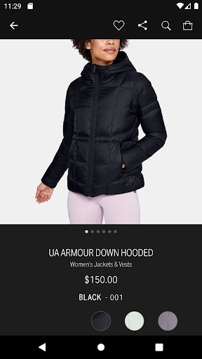 Under Armour - Image screenshot of android app