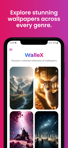 WalleX - AI Wallpapers - عکس برنامه موبایلی اندروید