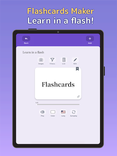 Flashcards Maker - عکس برنامه موبایلی اندروید