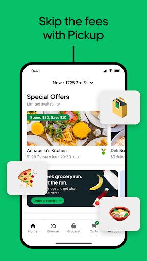 Uber Eats: Food and Grocery - عکس برنامه موبایلی اندروید