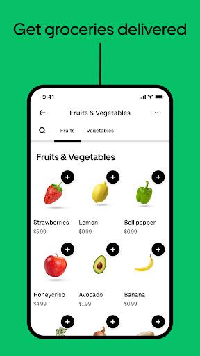 Uber Eats: Food and Grocery - عکس برنامه موبایلی اندروید