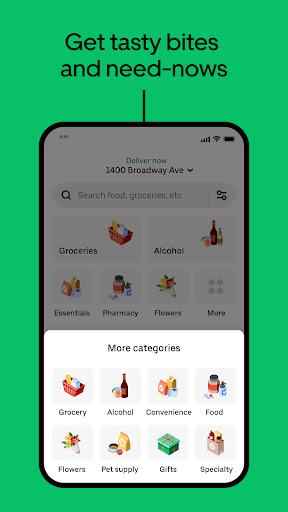 Uber Eats: Food and Grocery - عکس برنامه موبایلی اندروید
