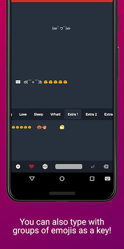Le Face Keyboard - Text Emoji - Image screenshot of android app