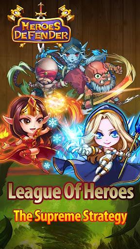 Defender Heroes Premium: Castle Defense - Epic TD - Gameplay image of android game