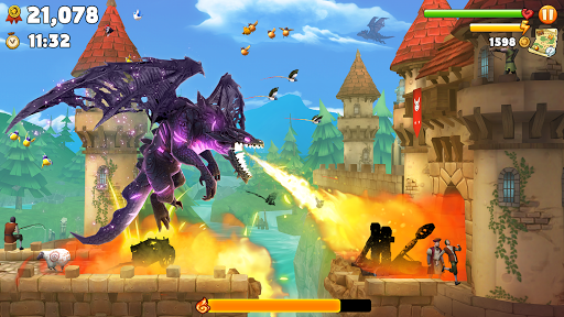 Hungry Dragon - Gameplay image of android game