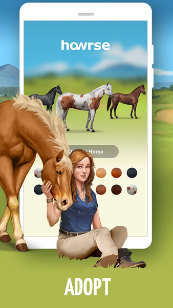 Howrse - Horse Breeding Game - Gameplay image of android game