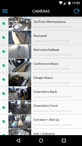 UniFi Video - Image screenshot of android app