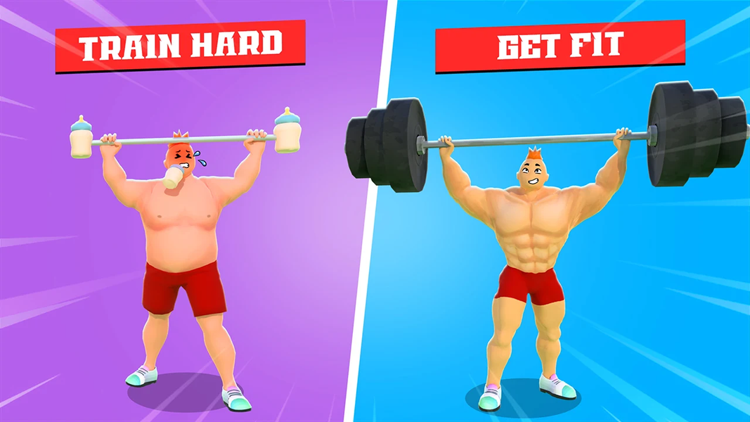 Gym Idle Clicker: Fitness Hero - Gameplay image of android game