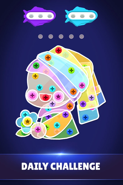 Screw Puzzle: ۳D Nuts Jam - عکس بازی موبایلی اندروید