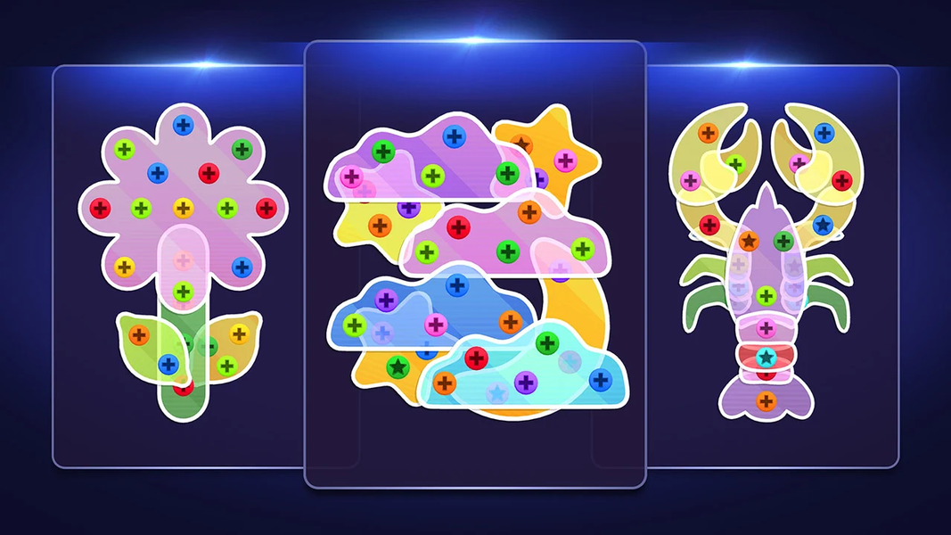 Screw Puzzle: ۳D Nuts Jam - عکس بازی موبایلی اندروید