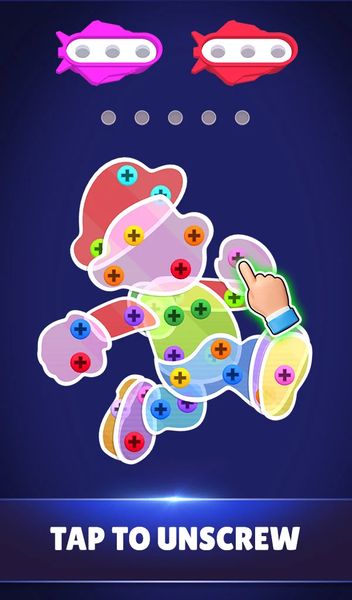 Screw Puzzle: 3D Nuts Jam - Gameplay image of android game