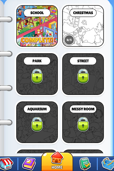 Sticker Puzzle: DIY Notebook - عکس بازی موبایلی اندروید