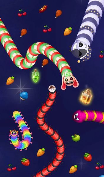 Choo Train io: Slither Zone - Gameplay image of android game