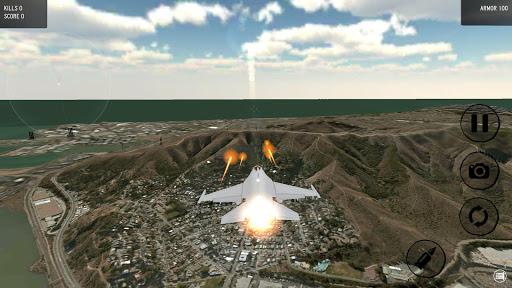 F16 Uçak Simulasyonu - عکس بازی موبایلی اندروید