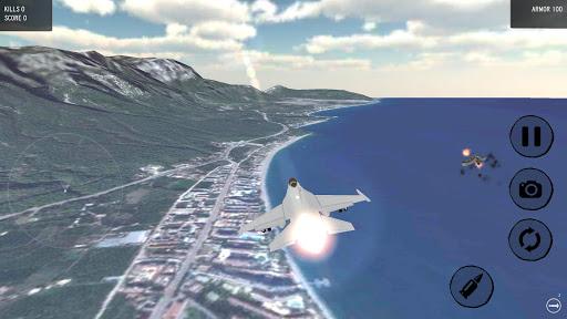 F16 Uçak Simulasyonu - عکس بازی موبایلی اندروید