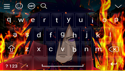 uchiha sharingan madara keyboard - عکس برنامه موبایلی اندروید