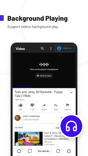 UC Browser Turbo - Image screenshot of android app