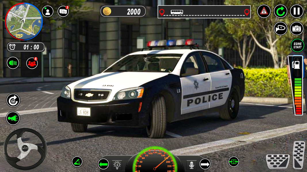 City Police Car Drive 3d Games - عکس بازی موبایلی اندروید