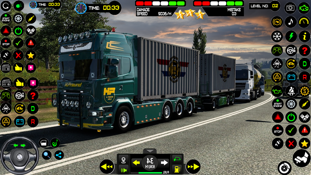 City Truck Simulator Game 2024 - Gameplay image of android game
