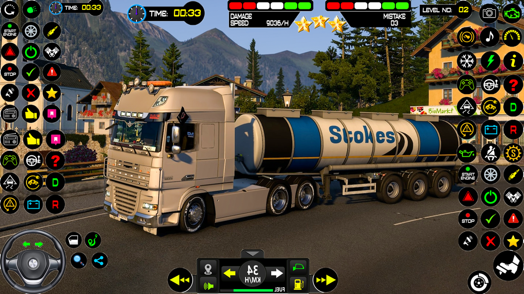City Truck Simulator Game 2024 - Gameplay image of android game