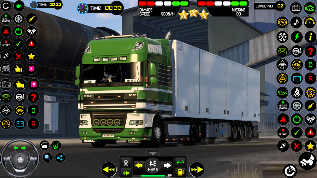 City Truck Simulator Game 2024 - Gameplay image of android game