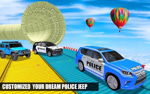 US Police Car Stunt Games 2023 - Gameplay image of android game
