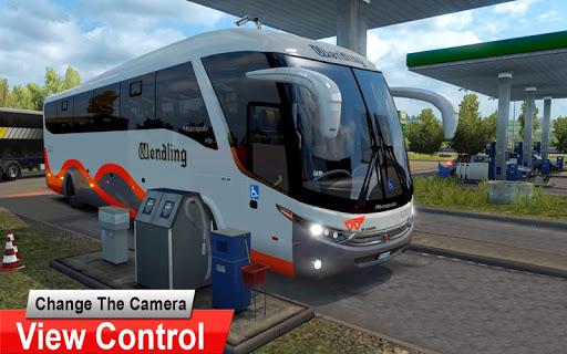 Bus Game City Bus Simulator - Gameplay image of android game