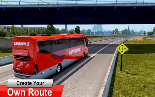 Bus Game City Bus Simulator - Gameplay image of android game