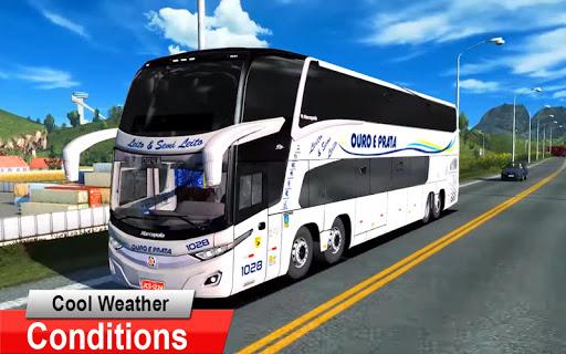 Bus Game City Bus Simulator - Gameplay image of android game