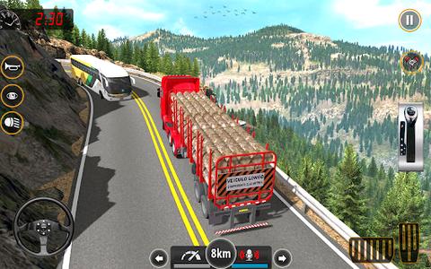 Euro Cargo Truck Driving Simulator 3D - عکس برنامه موبایلی اندروید