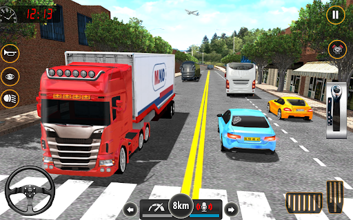 Euro Cargo Truck Driving Game - Gameplay image of android game