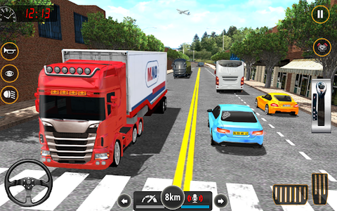 Euro Cargo Truck Driving Game - عکس بازی موبایلی اندروید