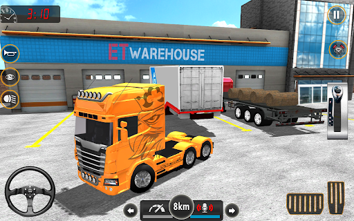Euro Cargo Truck Driving Game - عکس بازی موبایلی اندروید