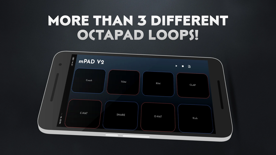 mPAD - Mobile Octapad & Drum - عکس برنامه موبایلی اندروید