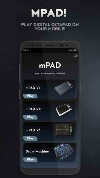 mPAD - Mobile Octapad & Drum - عکس برنامه موبایلی اندروید
