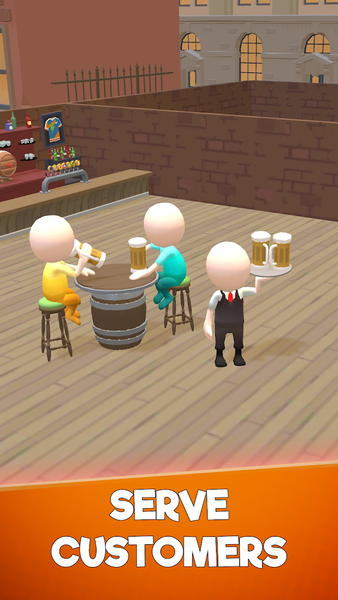 Bar Rumble: Epic Tycoon Quest - Gameplay image of android game
