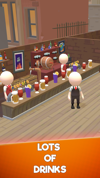 Bar Rumble: Epic Tycoon Quest - Gameplay image of android game