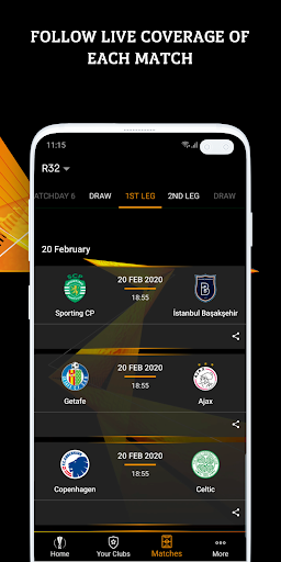 UEFA Europa League - عکس برنامه موبایلی اندروید