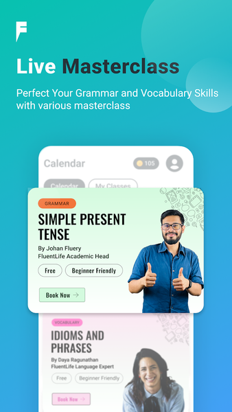 Fluent English Speaking App - عکس برنامه موبایلی اندروید