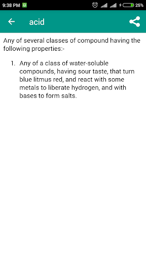 Chemistry Dictionary Offline - عکس برنامه موبایلی اندروید