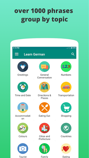 Learn German Offline - عکس برنامه موبایلی اندروید