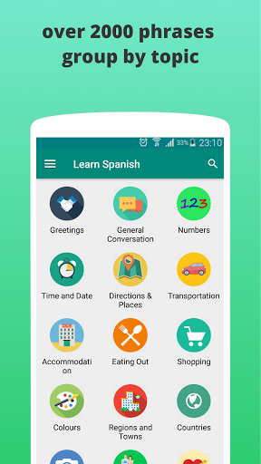 Learn Spanish Offline - Image screenshot of android app