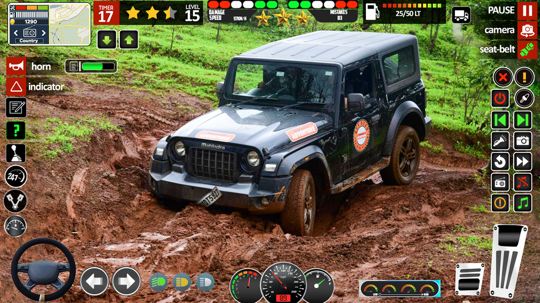 SUV Jeep Game: Offroad Jeep - Gameplay image of android game