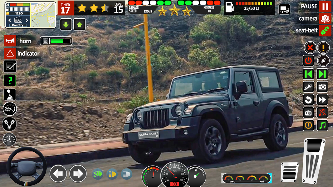 SUV Jeep Game: Offroad Jeep - Gameplay image of android game