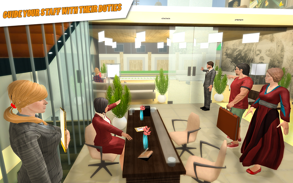 Virtual Restaurant Manager Sim - Gameplay image of android game